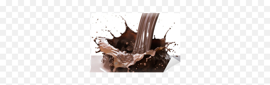 Hot Chocolate Splash Wall Mural U2022 Pixers We Live To Change - Chocolate Png,Chocolate Splash Png