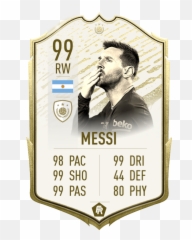 Icon Fifacard Messi Image By Barzanthecardmaker - Eto Prime Moments png