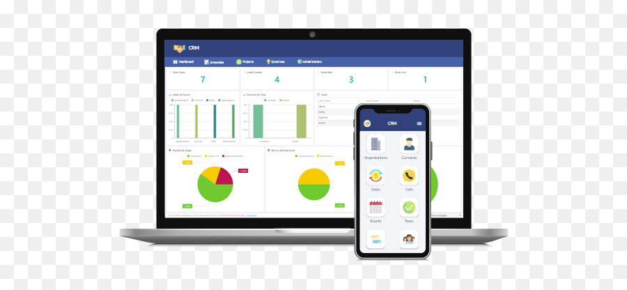 Cloudapper Crm Customer Relationship Management Application - Dashboard Fleet Management System Png,Quickset Icon