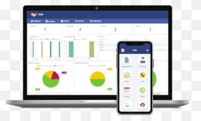 Cloudapper Crm Customer Relationship Management Application - Dashboard Fleet System png