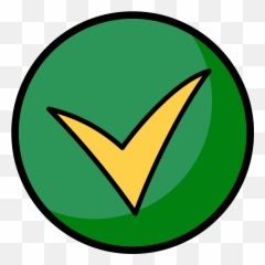 Checkmark Round Illustration In Png Svg - Vertical