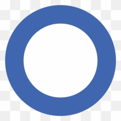 White With Blue Circle Logo - Portrait Of A Man png