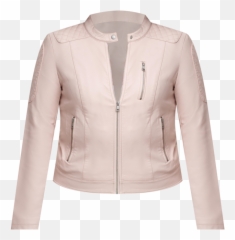 Leviu0027s Plus Size Faux Leather Motocross Racer Jacket - Long Sleeve png