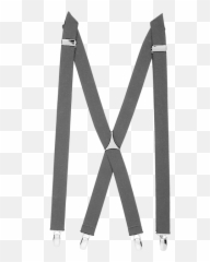 Egara Black Clip Suspenders - png