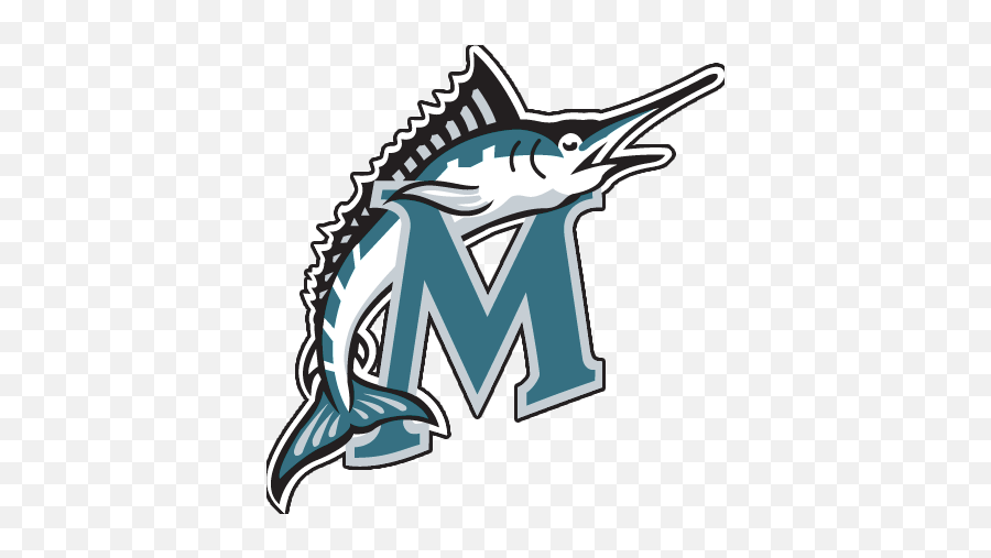 Florida Marlins Transparent Png - Miami Marlins Teal Logo,Marlin Png