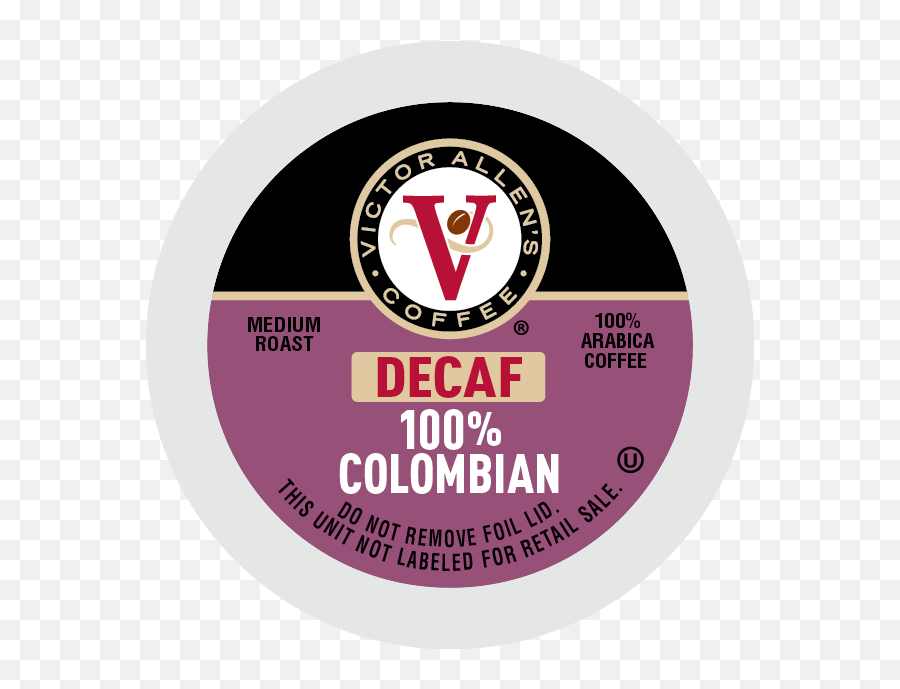 Victor Allenu0027s Coffee 100 Decaf Colombian 80 Count Medium Roast Si - Victor Allen Coffee Png,K Cup Icon