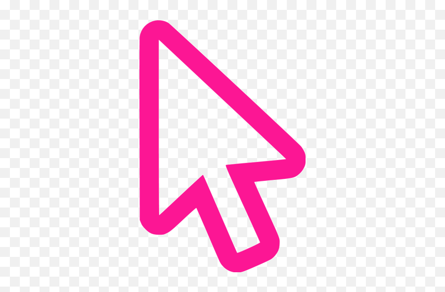 Deep pink cursor 2 icon - Free deep pink cursor icons