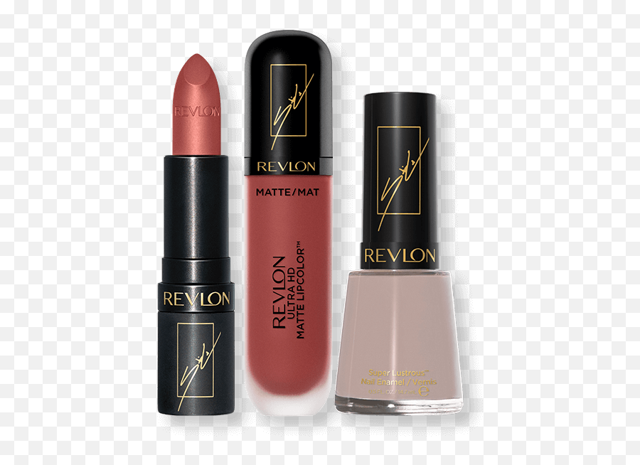 Revlon X Sofia Carson Lip Products U0026 Nail Polish Makeup Kit - Sofia Carson Revlon Kit Png,Color Icon Lip Glass