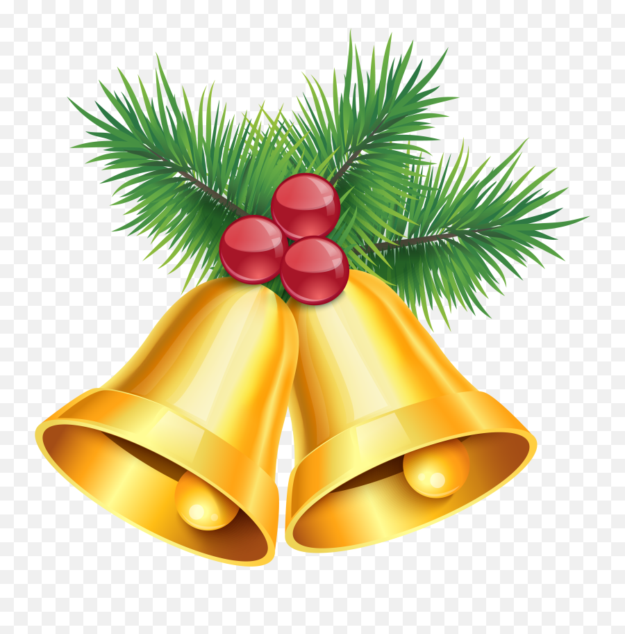 Ornaments Clipart Jingle Bells - Transparent Background Christmas Bells Clipart Png,Christmas Bells Png