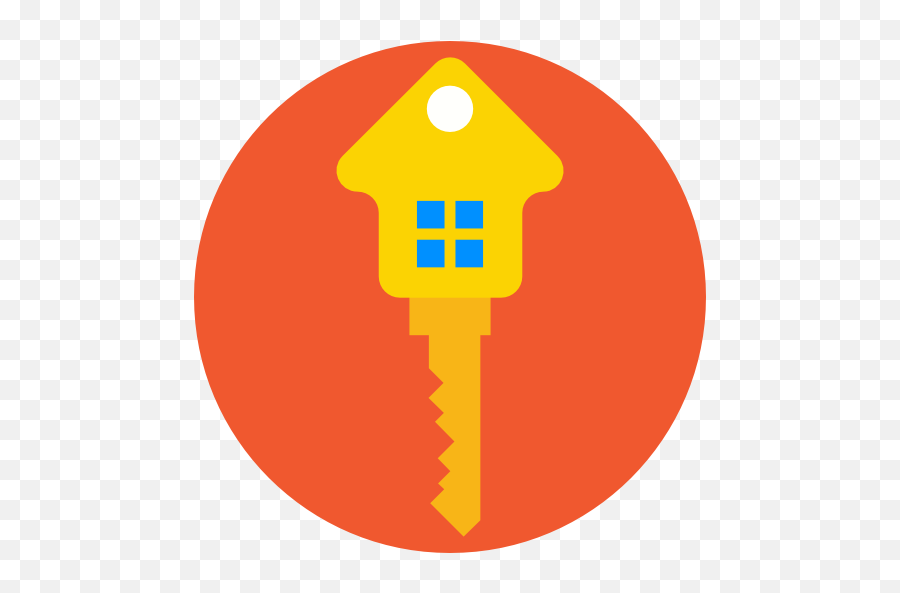 House Key - Free Buildings Icons Property Circle Icon Png,House Key Icon