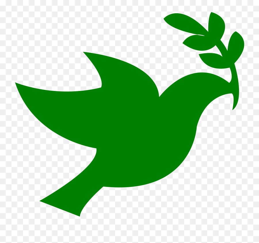Peace Dove Clipart Obituary - Peace Dove Green 1584271 Dove Peace Symbol Png,Peace Logos