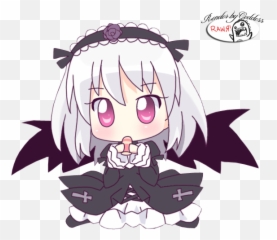 Render Suigintou Chibi Rozen Maiden Bonbon - Rozen Maiden Rozen Maiden Suigintou Chibi Png,Goddess Png