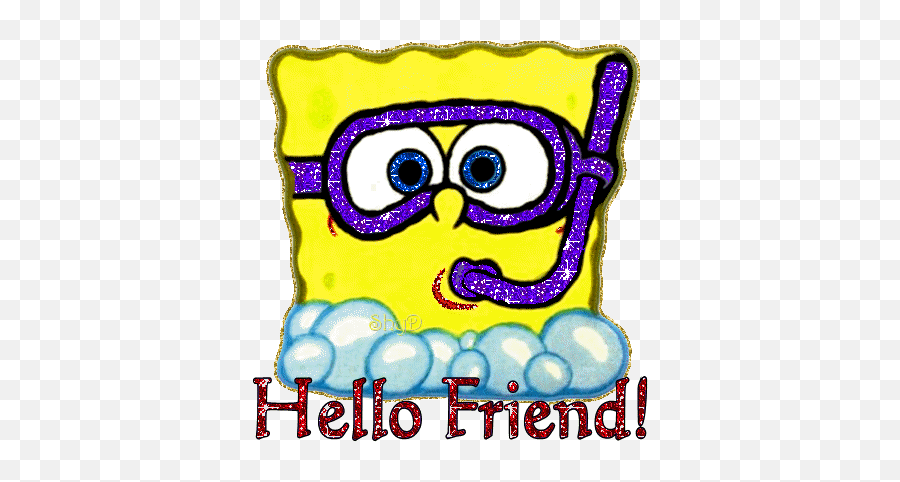 Glitter Graphics The Community For Enthusiasts - Gif Lucu Spongebob Hallo Png,Spongebob Transparent Gif