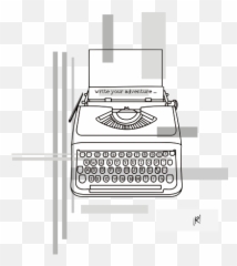 T - Shirt Typewriter U2013 Teelent Png,Typewriter Png