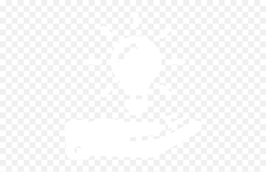 Innovation Icon White Png Transparent - Circle Lightbulb Icon Png,White Icon Png