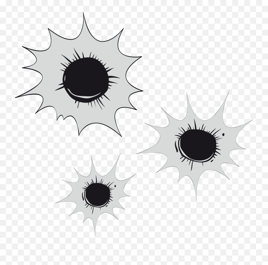 Gray Bullet Holes Png Download - Bullet Holes With Smoke Tattoo Patterns,Bullet  Holes Transparent Background - free transparent png images 