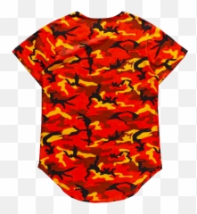 Bts J - Hope Orange Camouflage Tshirt Style Blouse Png,J Hope Png