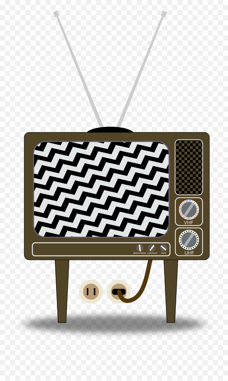 Download Big Image - Old Tv Static Clip Art Png,Tv Clipart Png