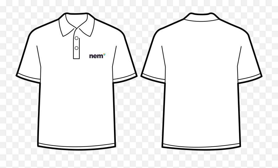 Nem - Template Polo Shirt Png,Collar Png