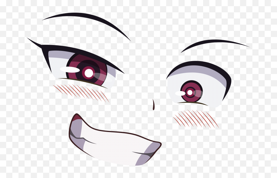 Download Ahegao Face Png Clipart - Transparent Anime Girl Face Png,Ahegao Png