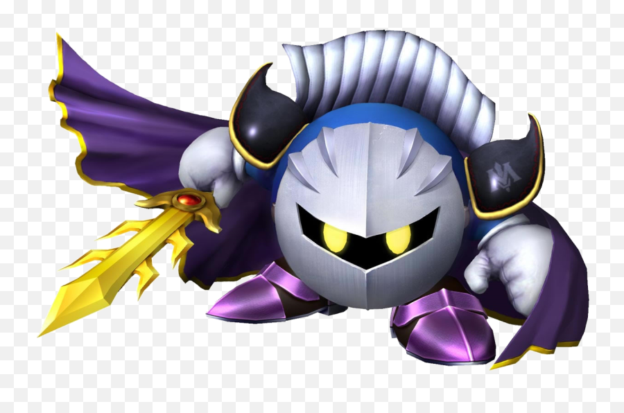Meta Knight Kirby - Super Smash Bros Meta Knight Png,Kirby Transparent Background