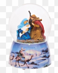 Holy Family Snowglobe - Porcelain Png,Snow Globe Png