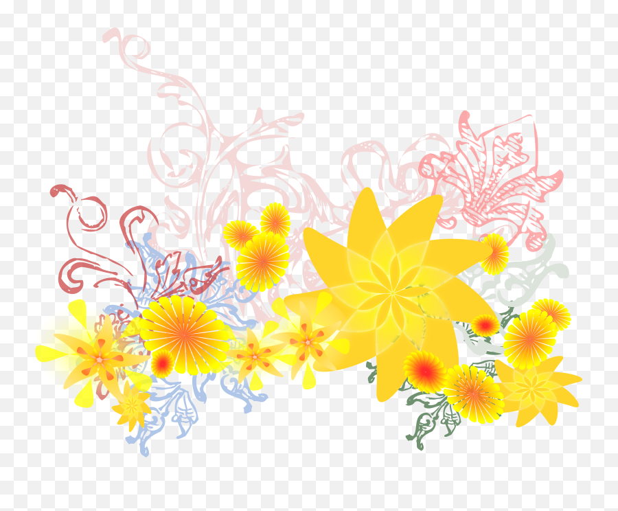 Flower Png - Vetor Flores Amarelas Png,Yellow Flower Png