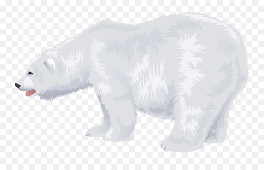 Polar Bear Icon Png - White Polar Bear Clipart,Bear Transparent Background