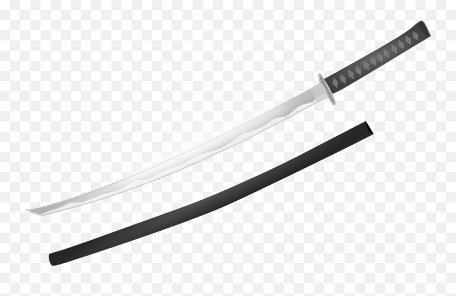 Katana Japan Ninja - Free Vector Graphic On Pixabay Png,Sword Clipart Png