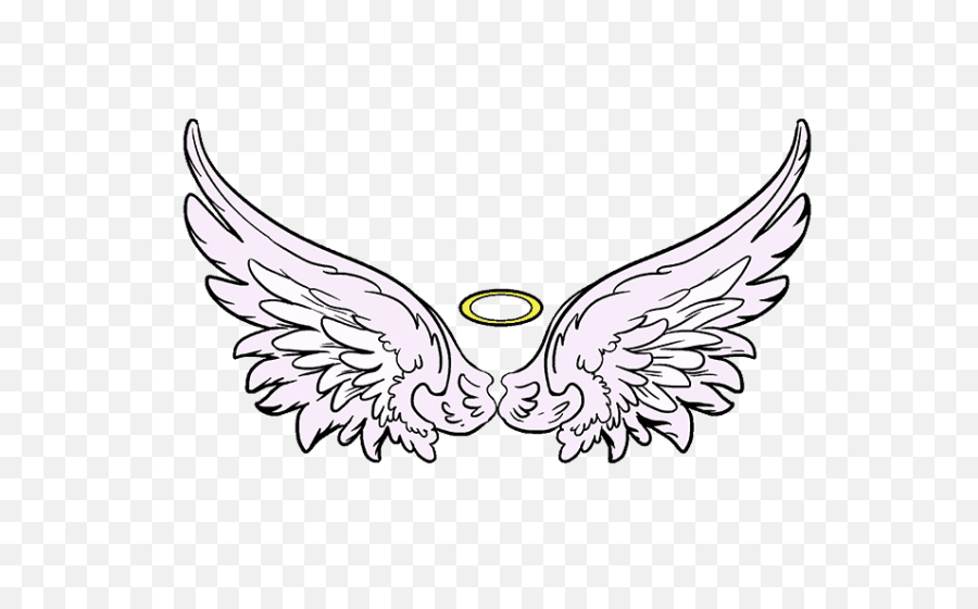 Download Hd Drawn Wings Dark Angel - Angel Wings Drawings Baby Angel Wings Drawing Png,Black Angel Wings Png