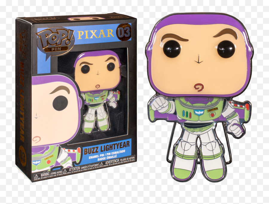 Funko Pop Toy Story - Buzz Lightyear 4u201d Enamel Pin 03 Funko Pop Pins Buzz Lightyear Png,Buzz Lightyear Png