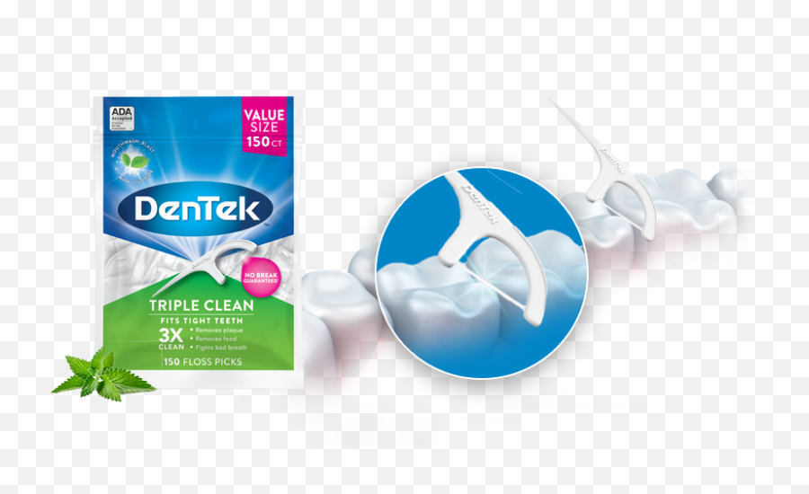 Dentek Oral Care - Night Mouth Guards Pain Relief Dentekcomfort Clean Floss Picks Fresh Mint Png,Floss Png
