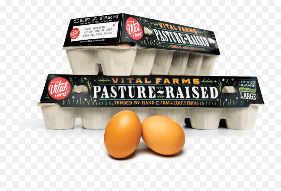 Bringing Ethically Produced Food To The Table Vital Farms - Black Carton Eggs Png,Egg Transparent Background