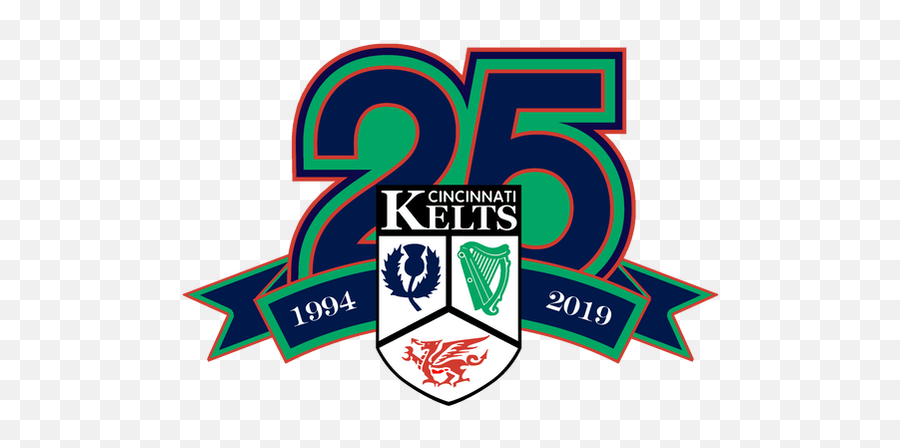 25th Anniversary - Cincinnati Kelts Rfc Guinness Png,25th Anniversary Logo