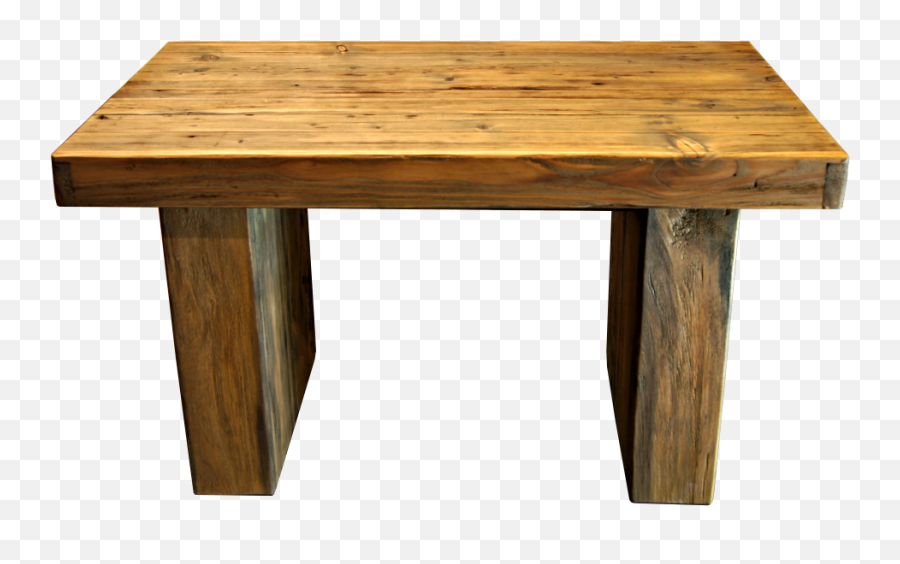 Coffee Table Side From Old Wood - Old Wood Table Png,Old Wood Png