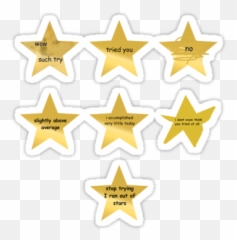 Gold Star - Sticker HD Png Download Original Size PNG Emblem