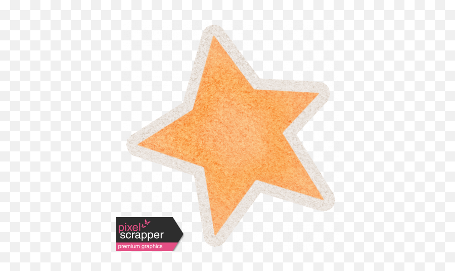 Lil Monster Orange Star Sticker Graphic By Sheila Reid - Label Png,Orange Star Png