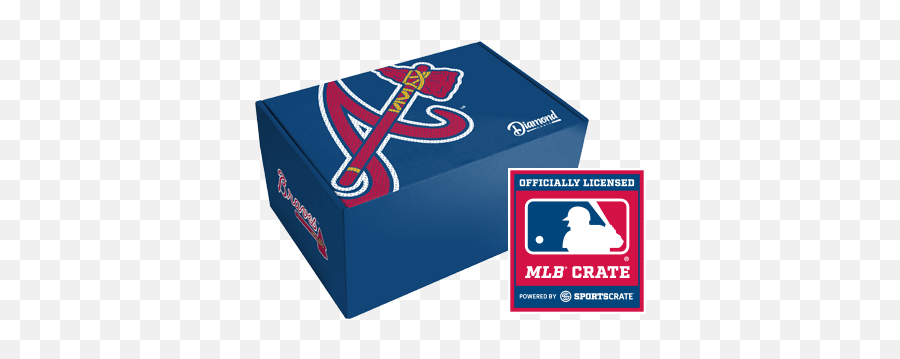 Atlanta Braves Diamond Crate From - Major League Baseball Logo Png,Atlanta Braves Logo Png