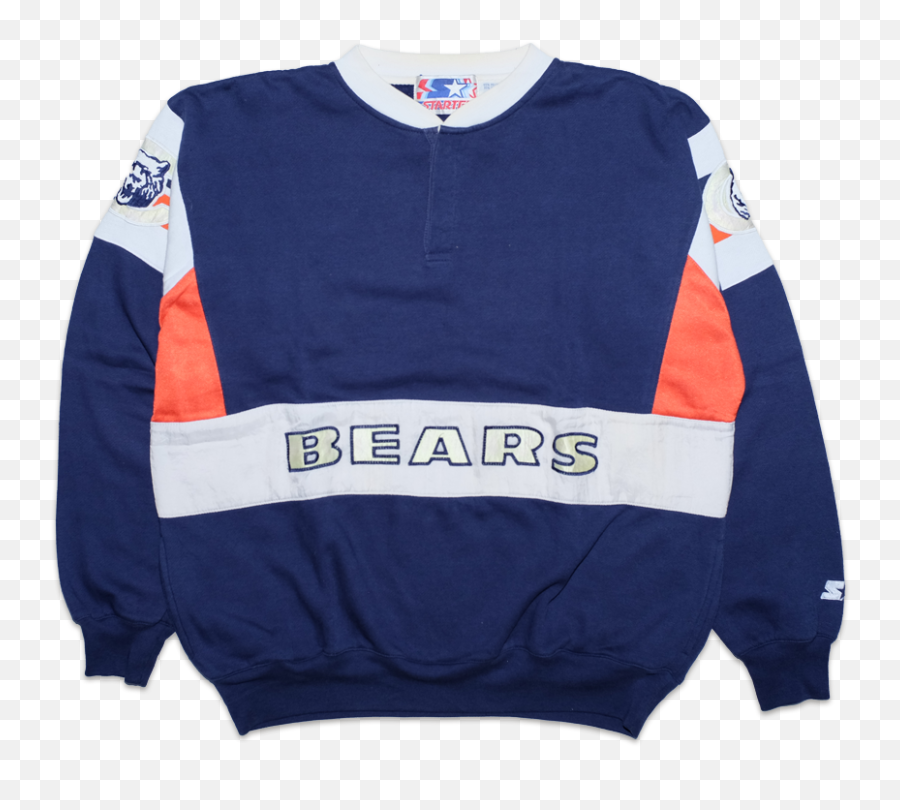 Vintage Starter Chicago Bears Sweater Xlarge U2013 Double - Sweater Png,Chicago Bears Png
