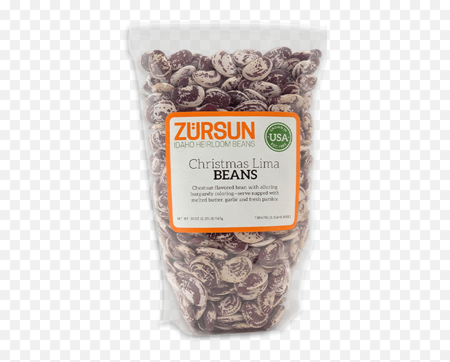 Zürsun Idaho Heirloom Beans Christmas Lima - Seed Png,Bean Transparent