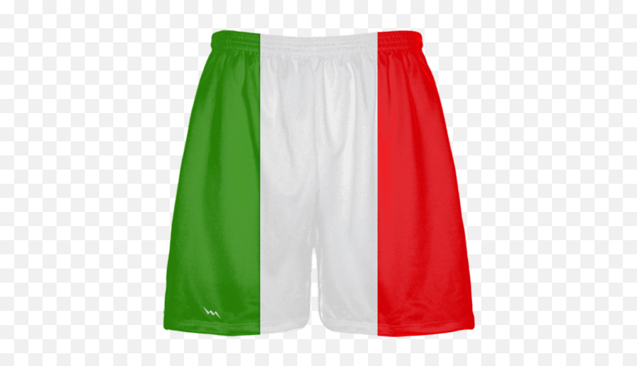 Italian Flag Shorts U2013 Italy Lacrosse - Italy Shorts Png,Italy Flag Png