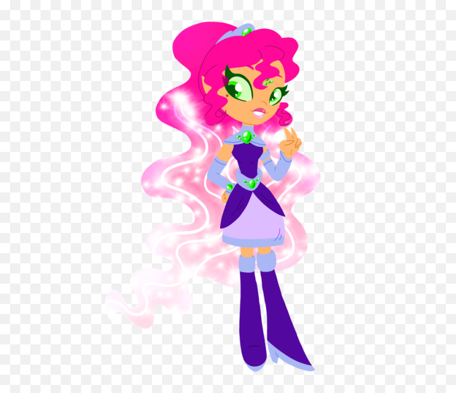 Here Is My Version Of Starfire In Dc Super Hero Girls - Dc Super Hero Girls Starfire Png,Starfire Transparent