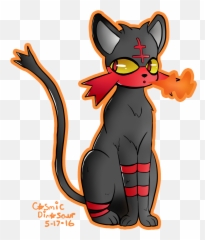 Litten From Pokemon Sun And Moon Watch - Fictional Character Png,Litten Png
