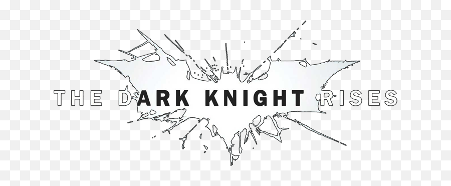 Dark Knight Rises Logo Png Black - Dark Knight Rises Clear Logo,Dark Knight Logo Png