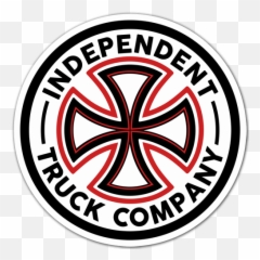 Independent Truck Co Bar Cross Tee Black - Independent Skateboard Png,Independent Trucks Logo