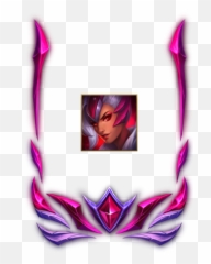 Trials Summoner Icons Emotes More - Ahri Challenger Skin Border png