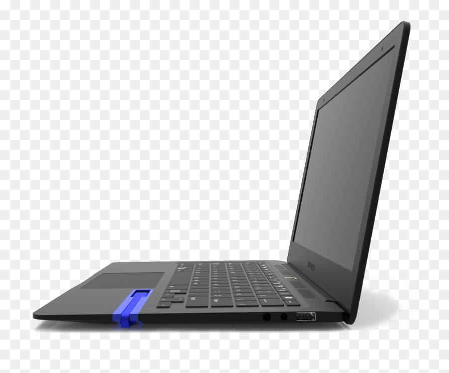 Download Mirabook Side View With Blue Layout - Laptop Full Side View Computer Png,Mira Icon