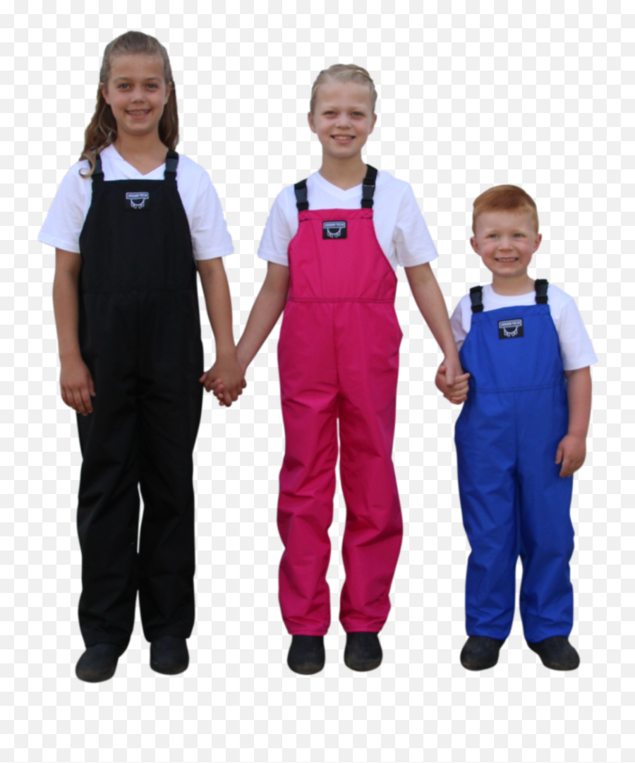 Childrens Bibbed Overalls - Standing Png,Overalls Png