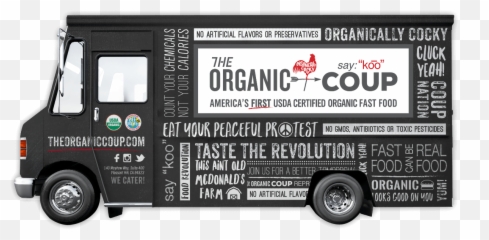 The Organic Coup Food Truck - Commercial Vehicle png