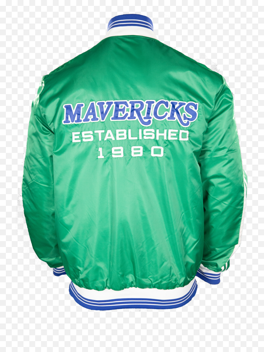 Dallas Mavericks Starter Hardwood Classic Varsity Satin - Long Sleeve Png,Cheap Icon Leather Jackets